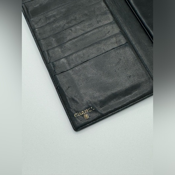 AUTHENTIC CHANEL caviar bio fold leather wallet - Picture 12 of 14